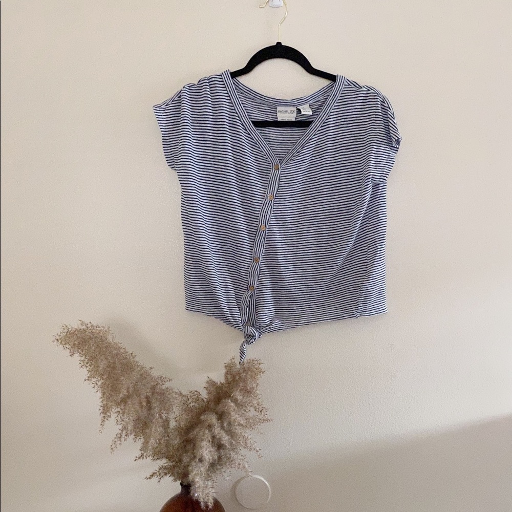 Rachel Zoe Tied Shirt